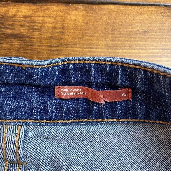 Anthropologie Pilcro Jeans Size 28 The Borrowed Boyfriend High Rise Distressed - Picture 4 of 10